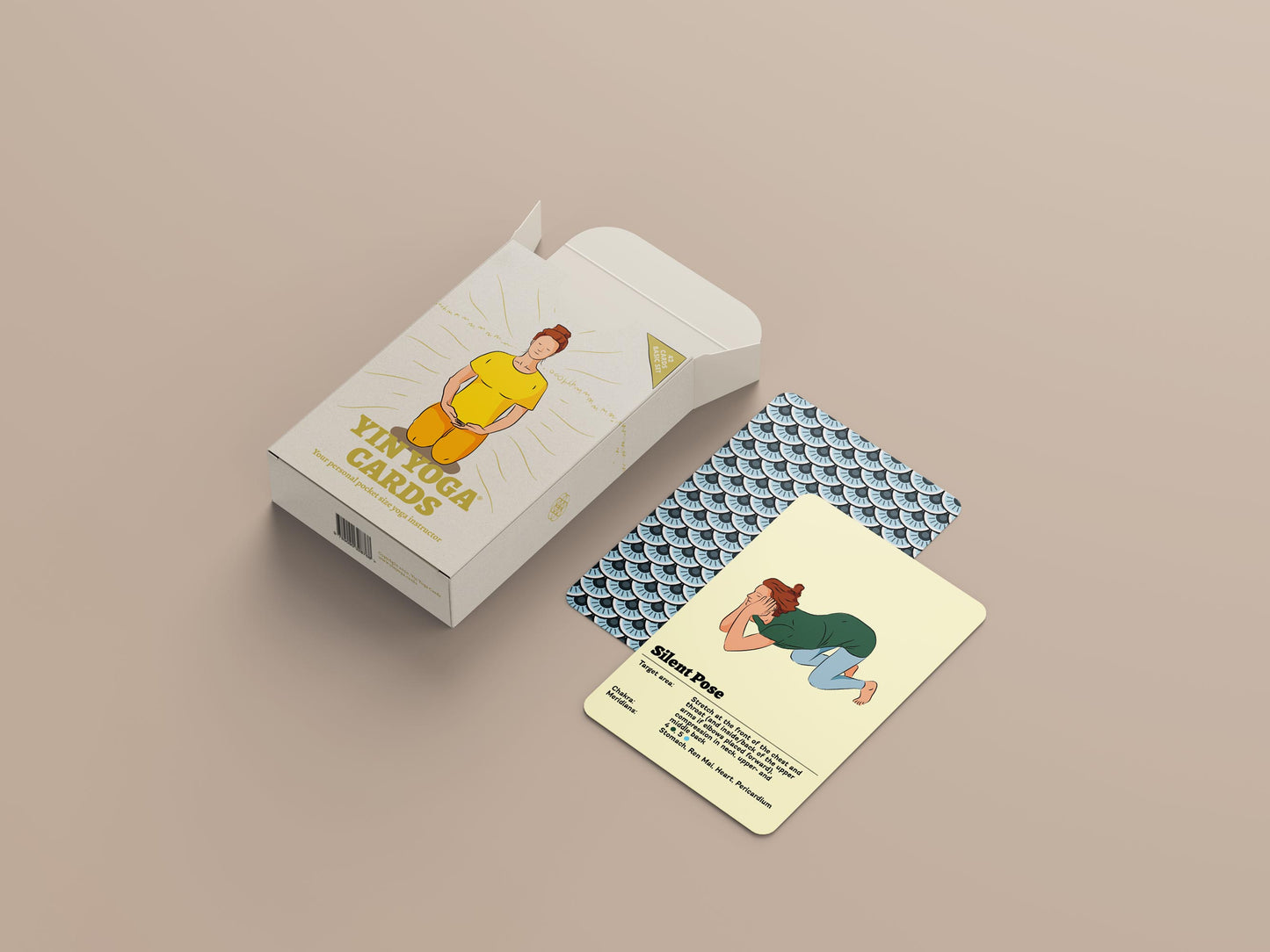 Yin Yoga Cards - Set 1 English edition